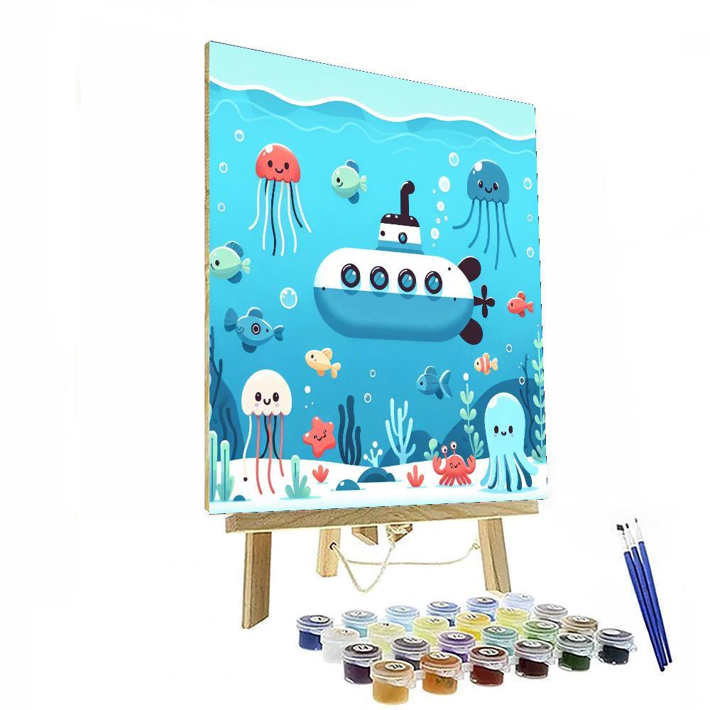 Mysterious Deep Sea Voyage DIY Paint By Numbers
