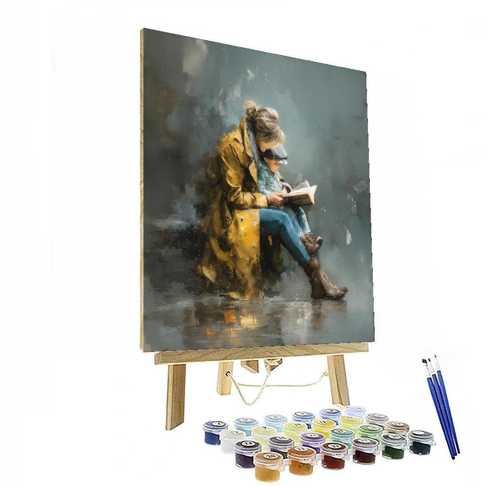 Cherished Memories On A Rainy Day Paint By Number