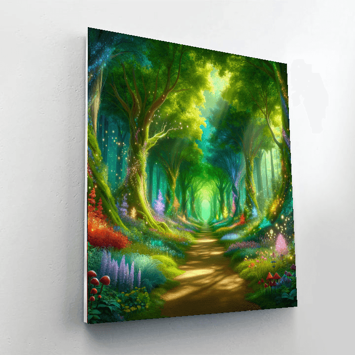 Magical Enchanted Woods Paint By Numbers Art