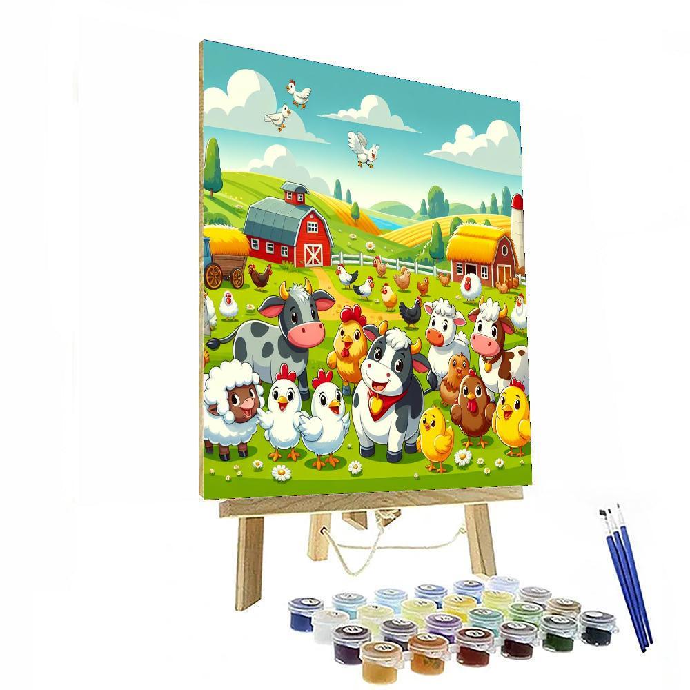 Farmyard Fun Fiesta Paint By Numbers