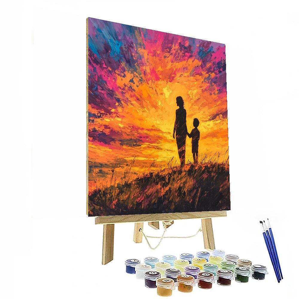 Eternal Bond At Sunset Paint By Number