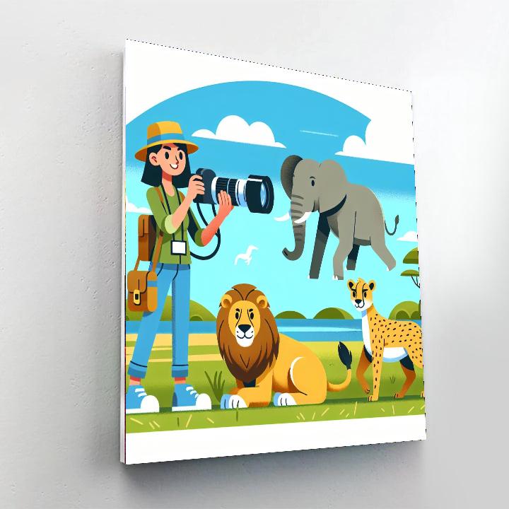 Wildlife Photography Expedition Paint By Number