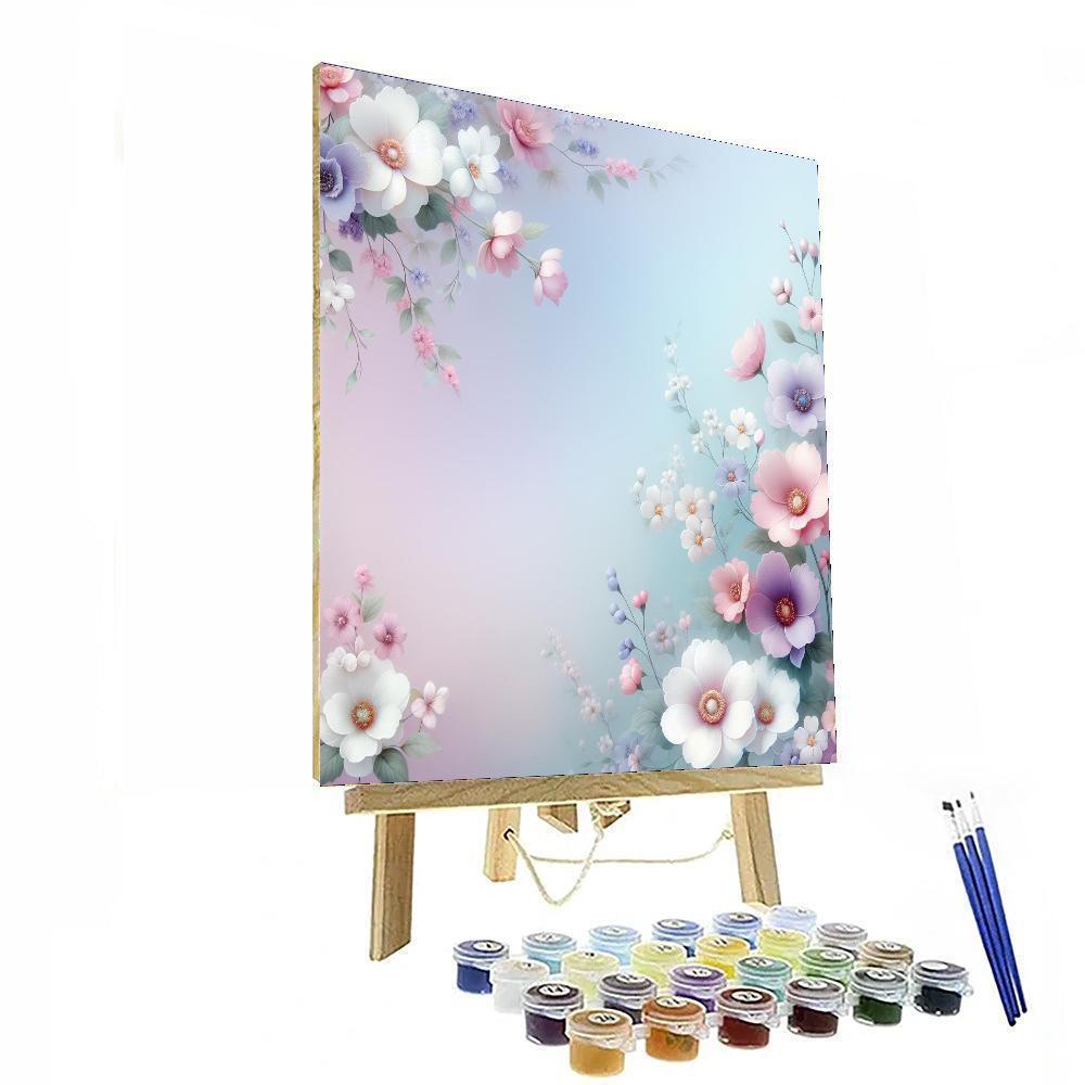Ethereal Floral Whispers Numbered Painting Kits