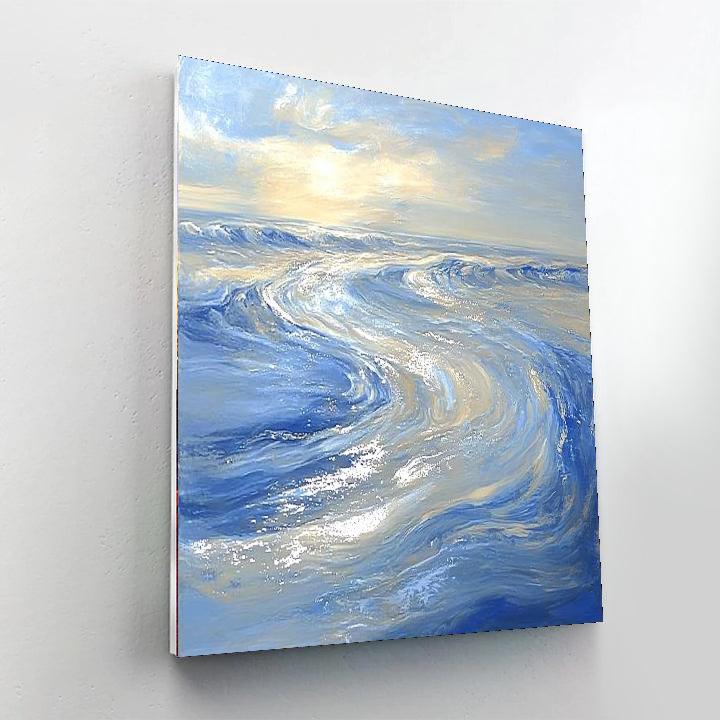 Edgar Degas Inspired Ethereal Currents  Paint By Numbers Art