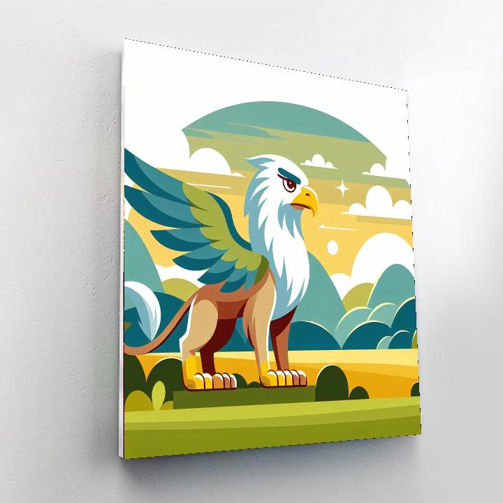 Gallant Griffin Paint By Numbers Art