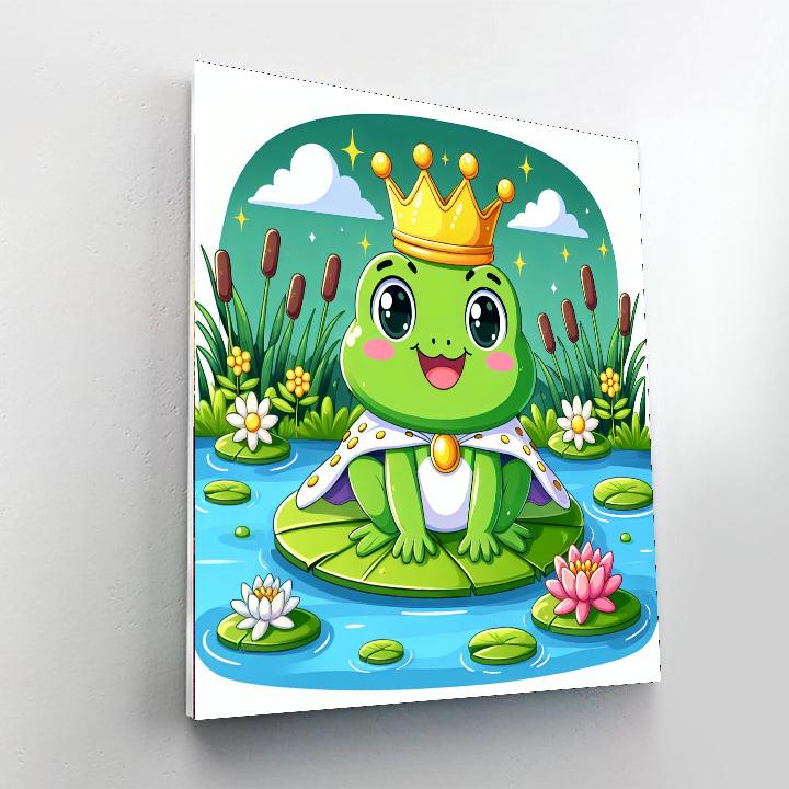 Creative Frog Prince Painting By Numbers Kit