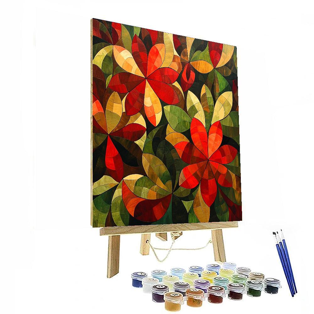 Frida Kahlo Inspired A Tapestry Of Colors  Numbered Painting Kits