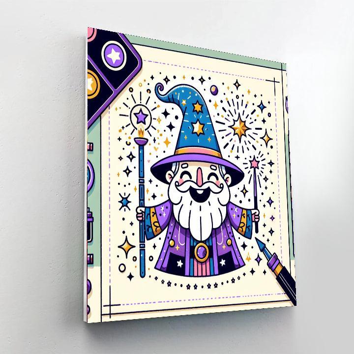Giggle-box Wizard DIY Paint By Numbers