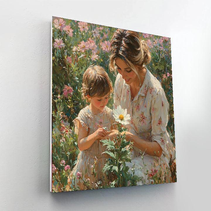 Love's First Bloom Painting Number Kit
