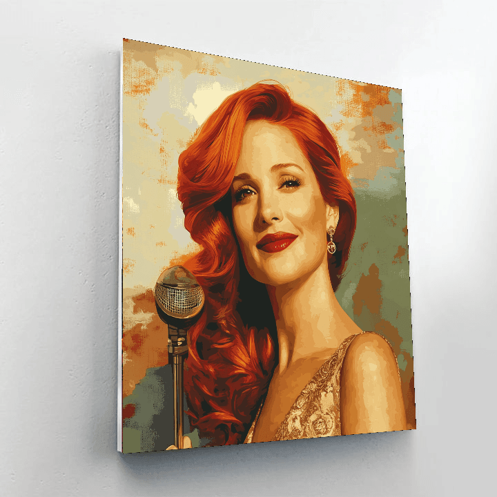 Jessica Chastain: The Fierce Intelligence Of Tammy Wynette DIY Paint By Numbers