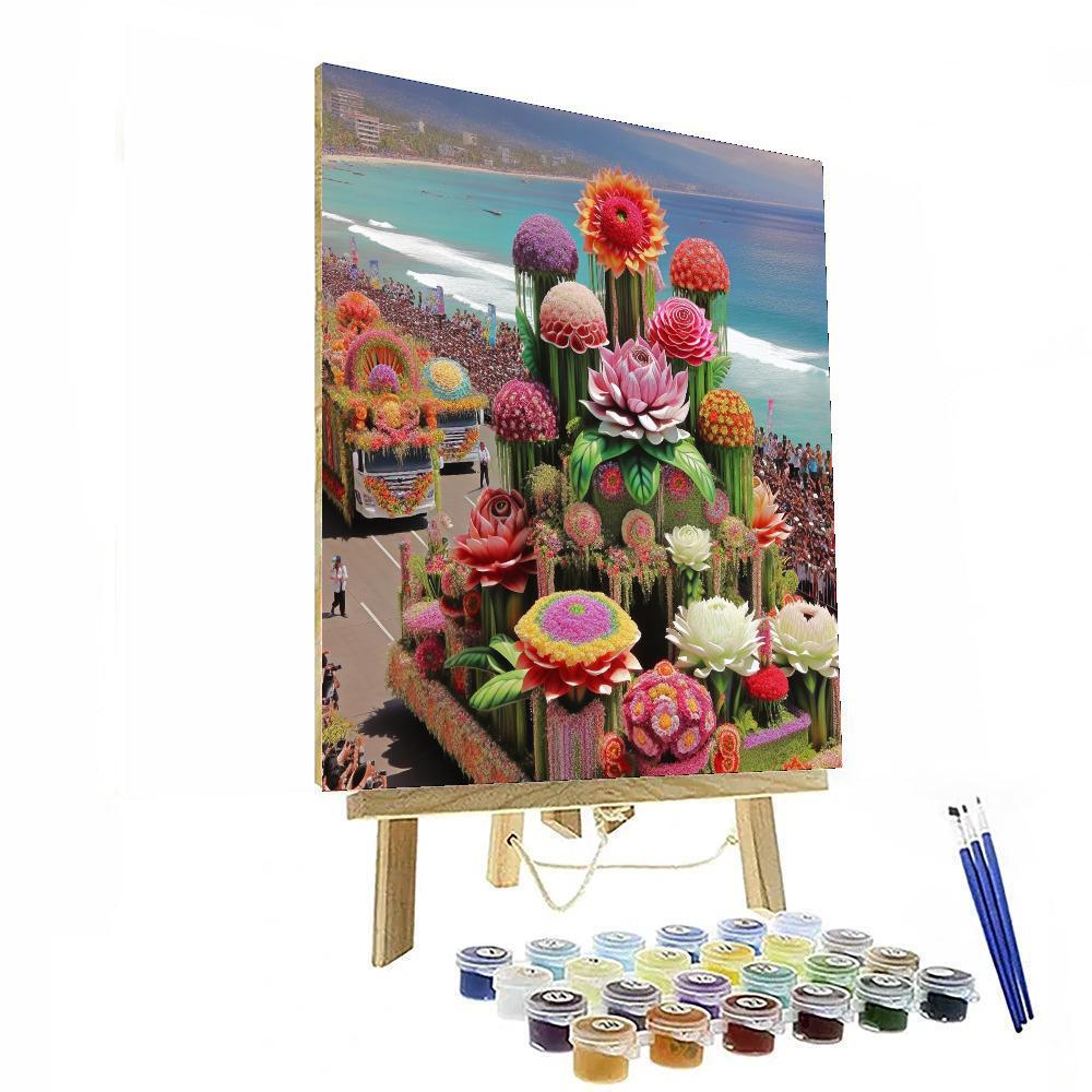 San Remo Flower Festival - Italy Number Painting