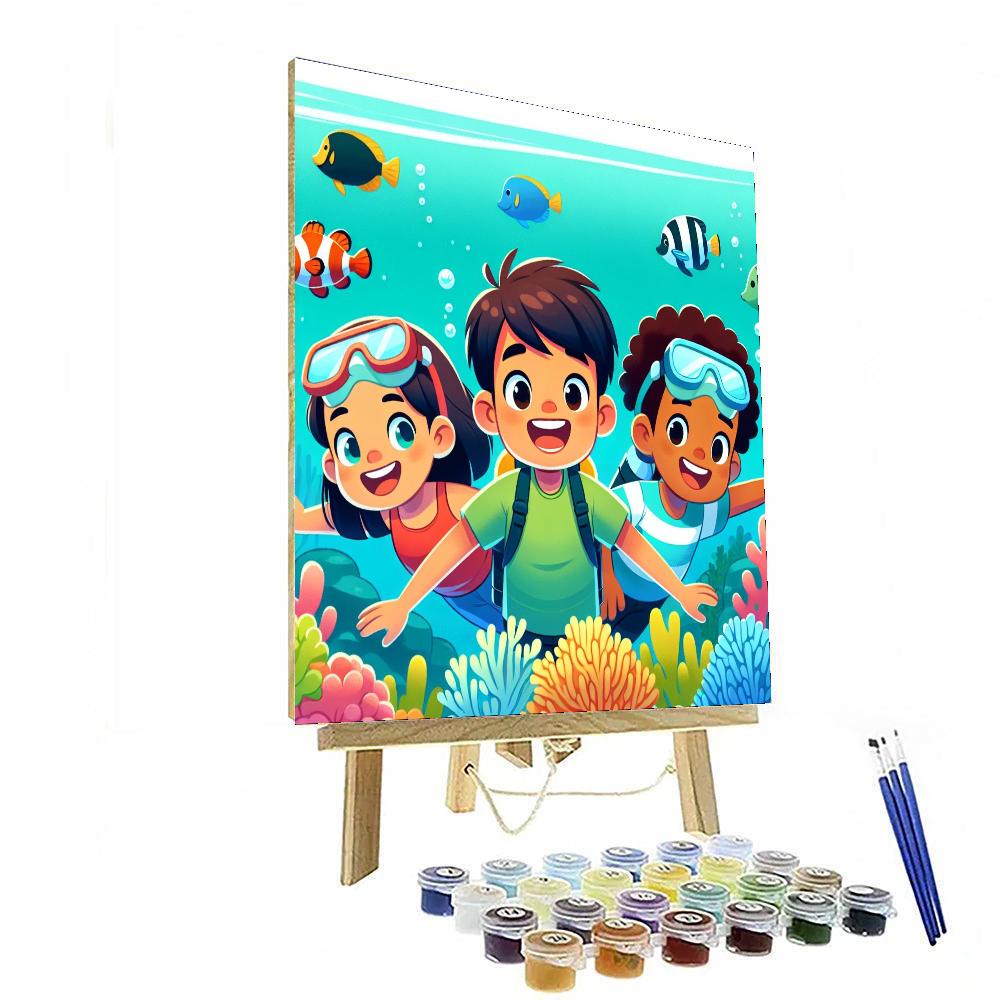 Undersea Explorers Club Number Painting