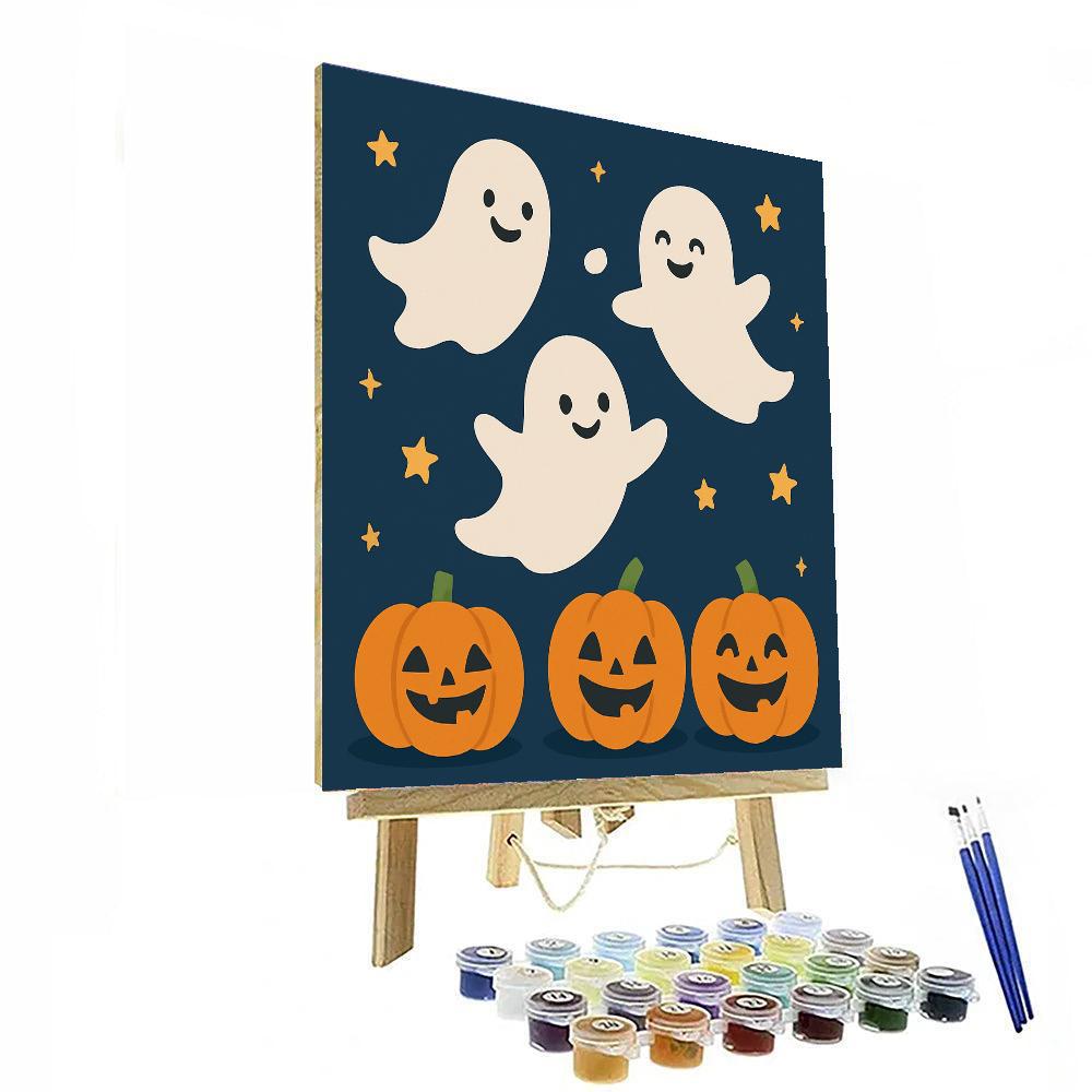 Giggle Ghosts Paint By Numbers