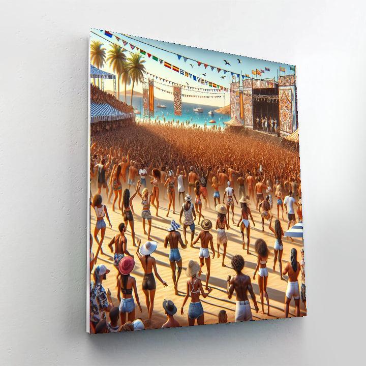Benicàssim Festival Painting By Numbers Kit