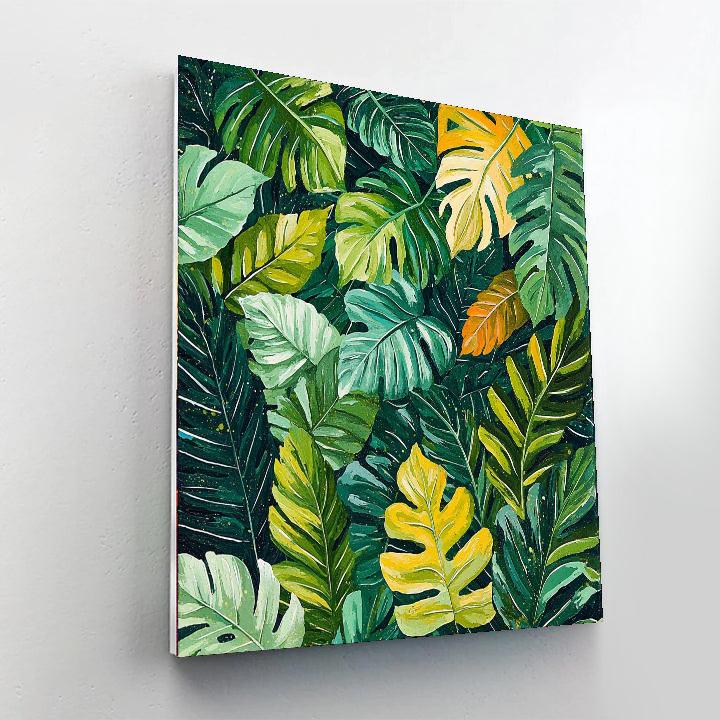 Frida Kahlo Inspired Echoes Of The Jungle  Painting By Numbers Kit