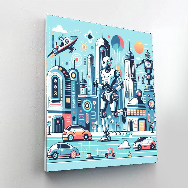 Cybernetic Robot Revolution Numbered Painting Kits