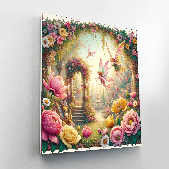 Fairytale Garden Enchantment Numbered Painting Kits