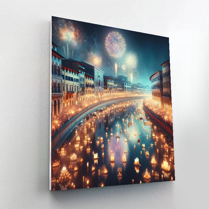 The Luminara Festival Number Painting