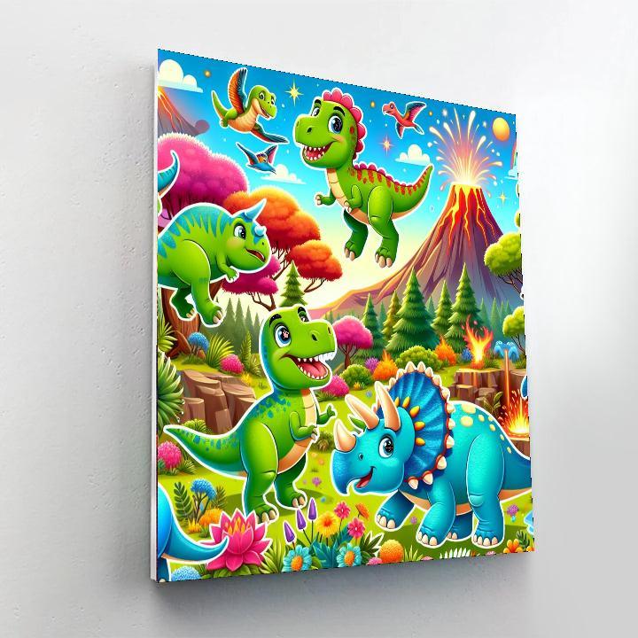 Dinosaur Adventure Journey Paint By Numbers Kits