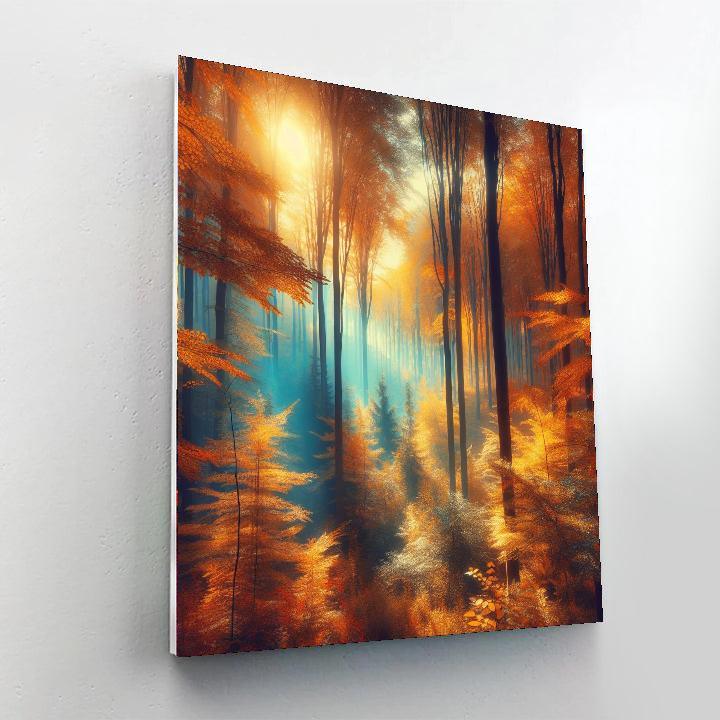 Amber Woodland Numbered Painting Kits