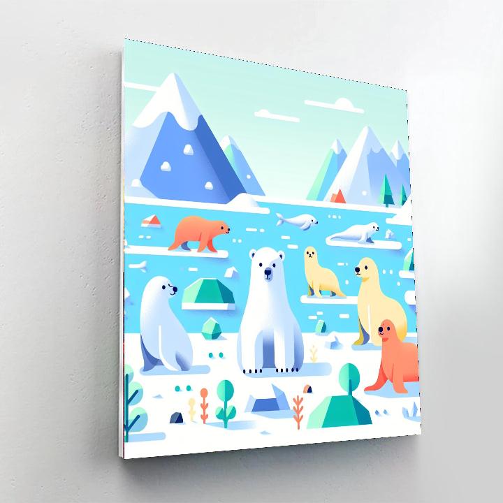 Arctic Animal Discovery Paint By Numbers