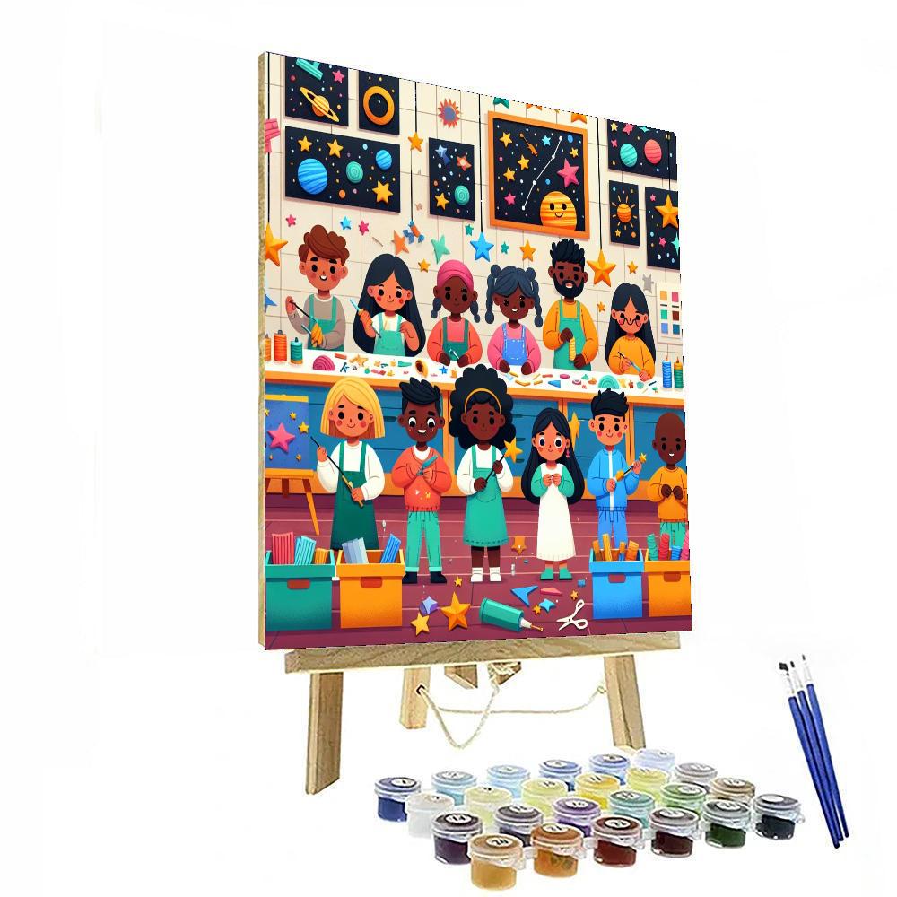 Celestial Crafting Workshop Painting Number Kit