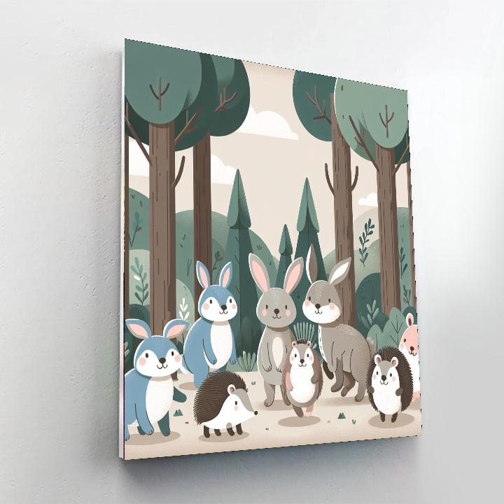 Woodland Wonder Walk Painting By Numbers Kit