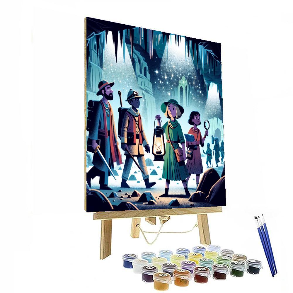 Explorer's Secret Cavern Painting Number Kit