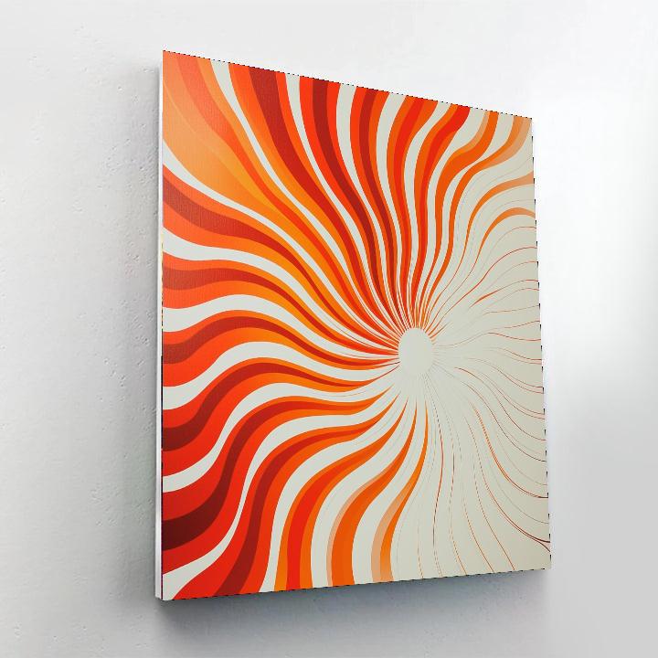 Yayoi Kusama Inspired Spirals Of The Mind  DIY Paint By Numbers