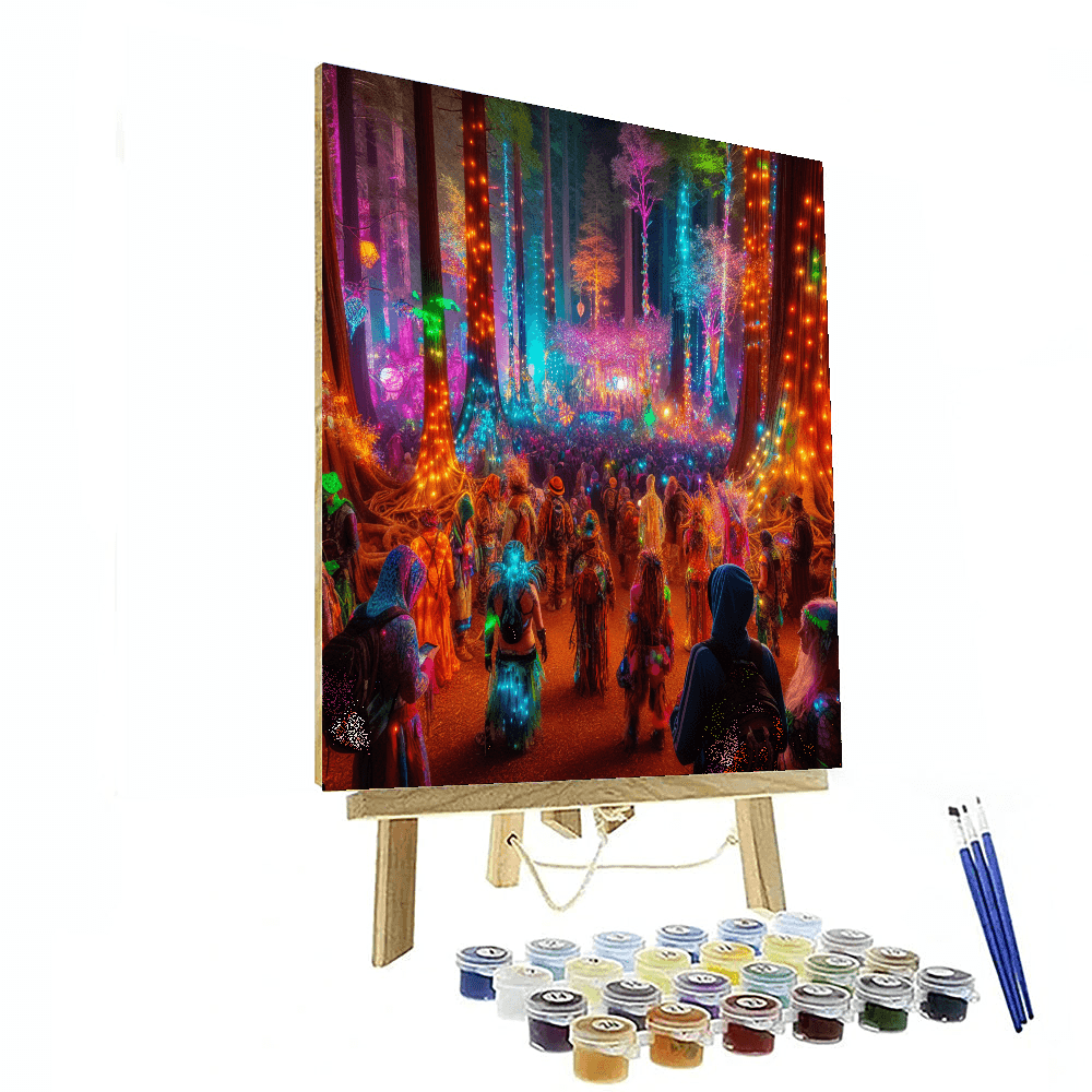 Electric Forest Festival - Rothbury Paint By Numbers Art