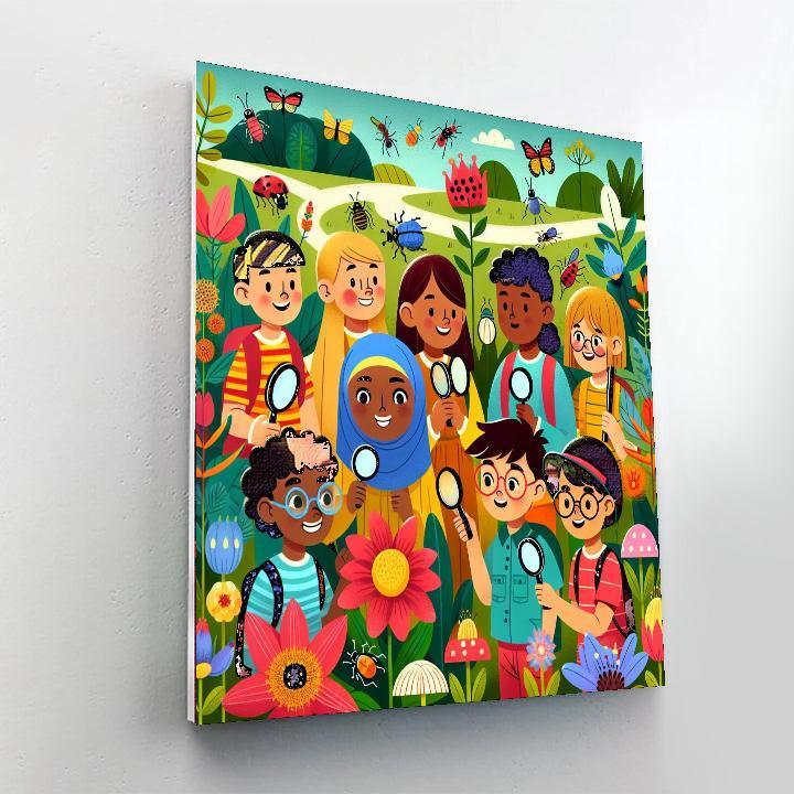 Garden Bug Exploration Paint By Color