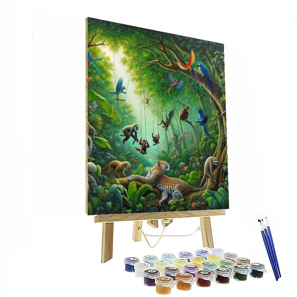 Jungle Serenity Numbered Painting Kits