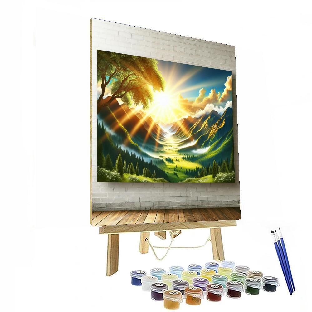 Sundrenched Valley Paint By Numbers Kits