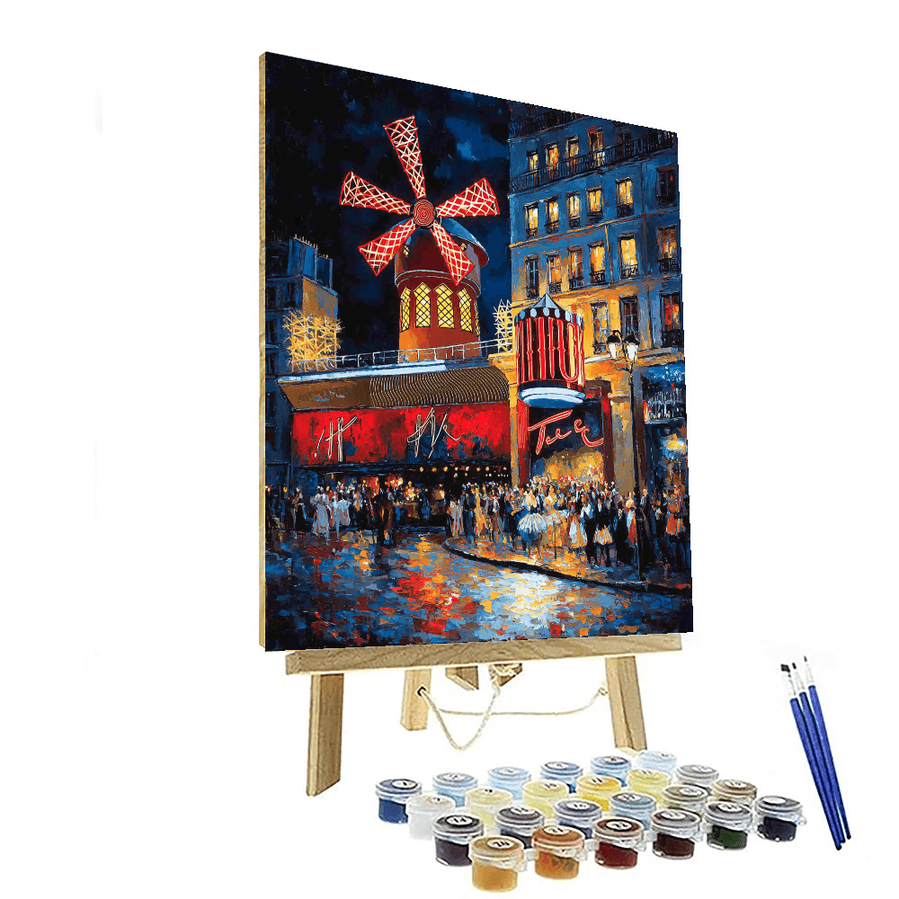 Moulin Rouge - Paris Numbered Painting Kits