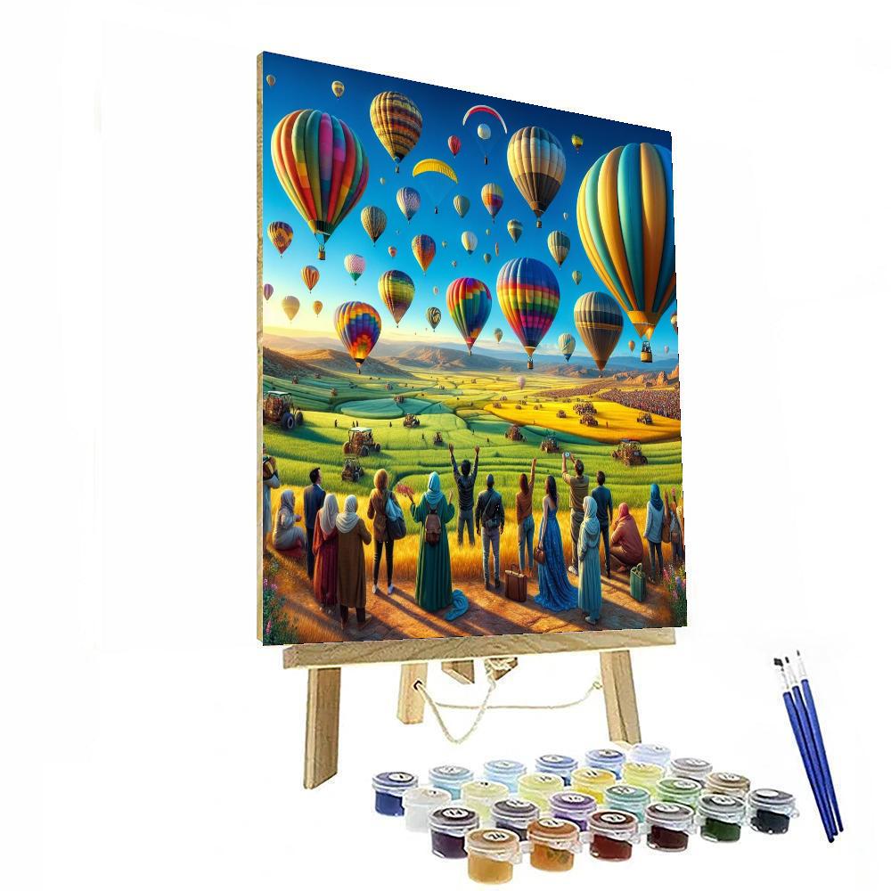 Hot Air Balloon Festival - Philippines Paint By Numbers