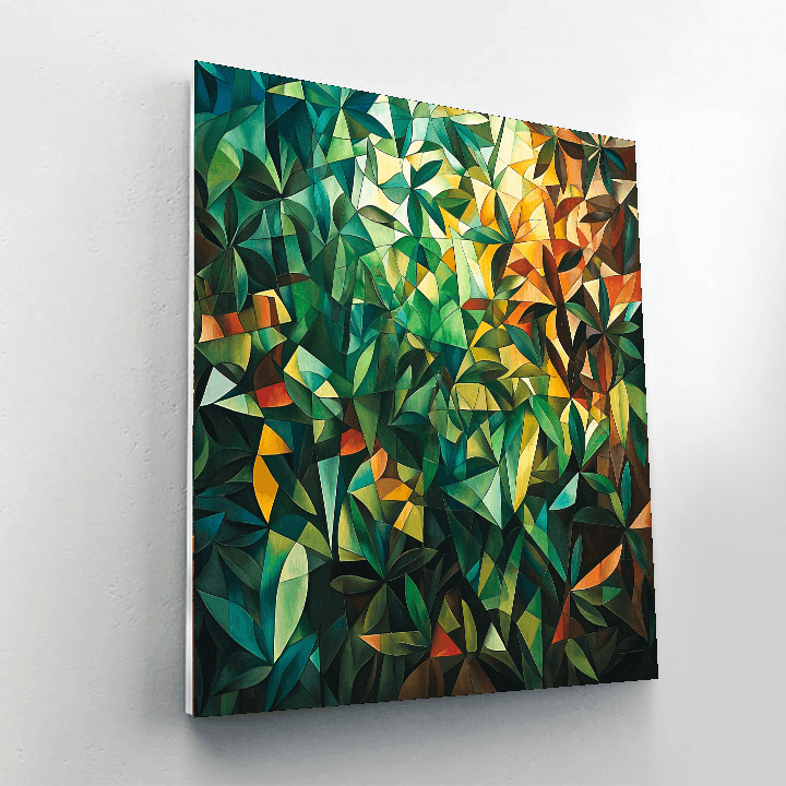 Pablo Picasso Inspired Cubist Jungle Symphony  Paint By Numbers Kits