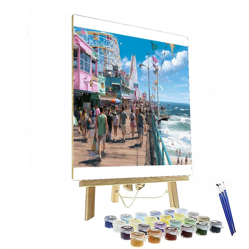 Santa Cruz Beach Boardwalk DIY Paint By Numbers