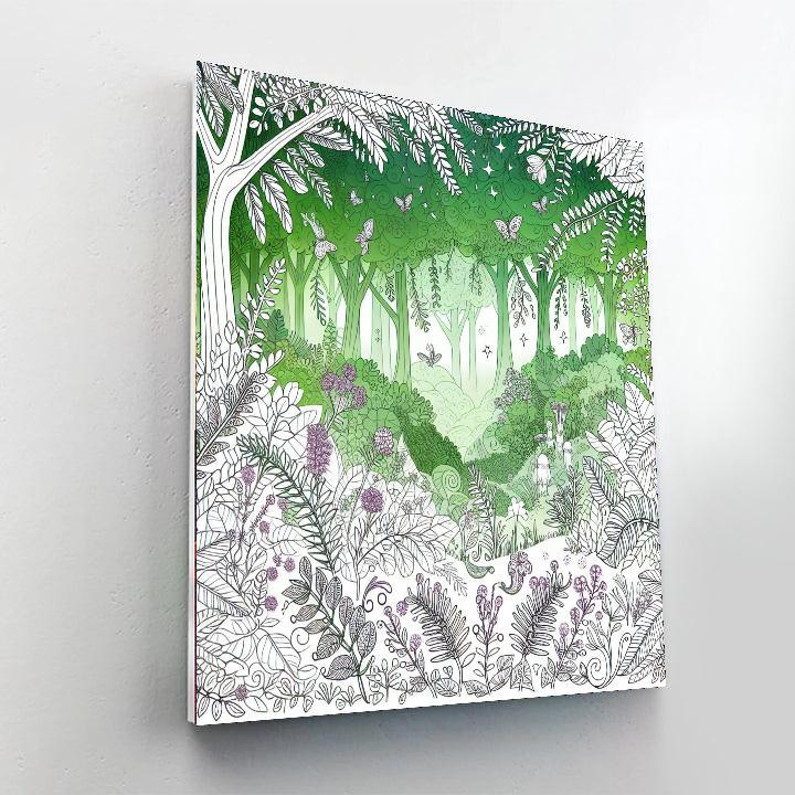 Fairy Tale Forest Adventure Paint By Color