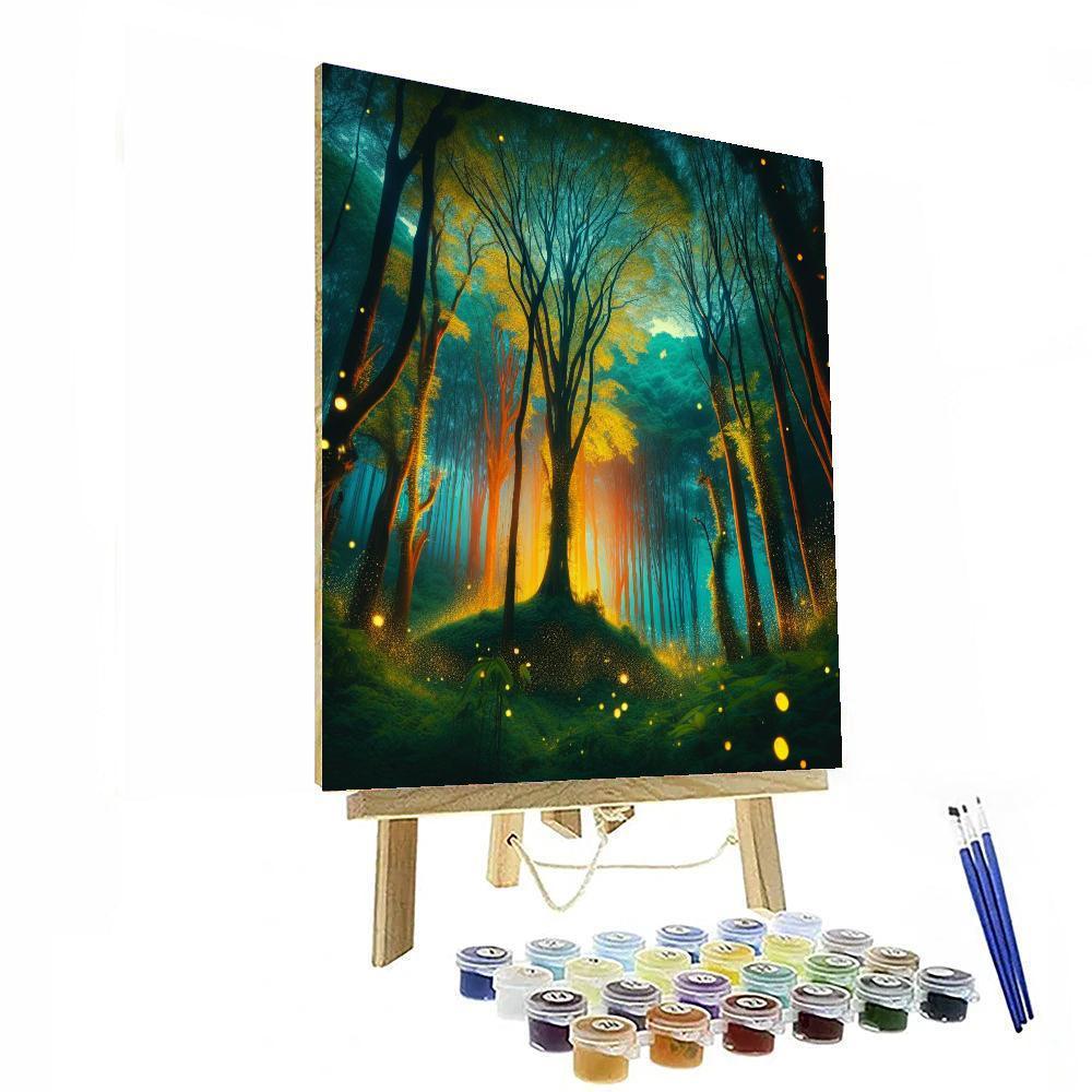 Enchanted Forest Glow Paint By Numbers