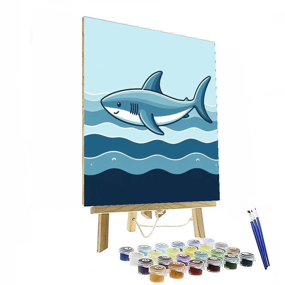 Sleek Shark Paint By Number