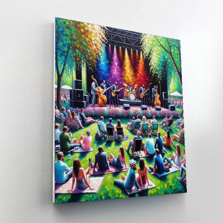 Jazz In The Park - Bucharest DIY Paint By Numbers