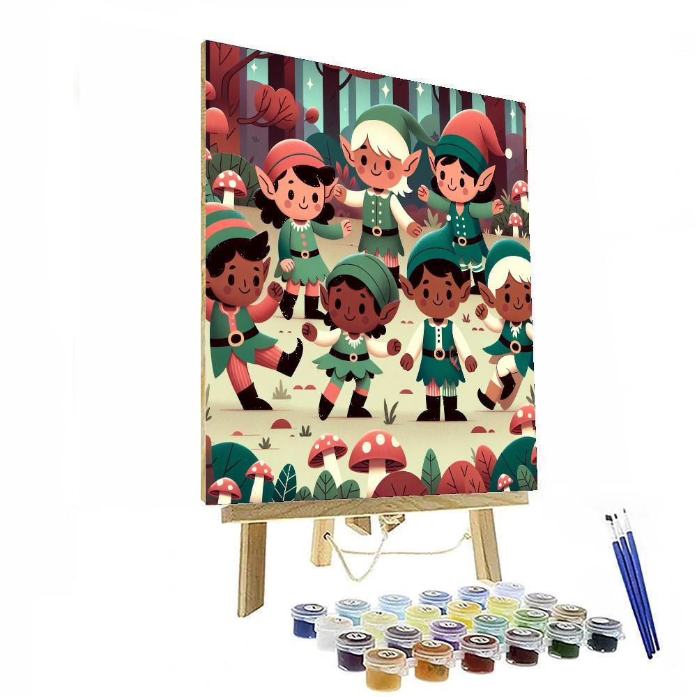 Forest Elf Adventure Painting Number Kit