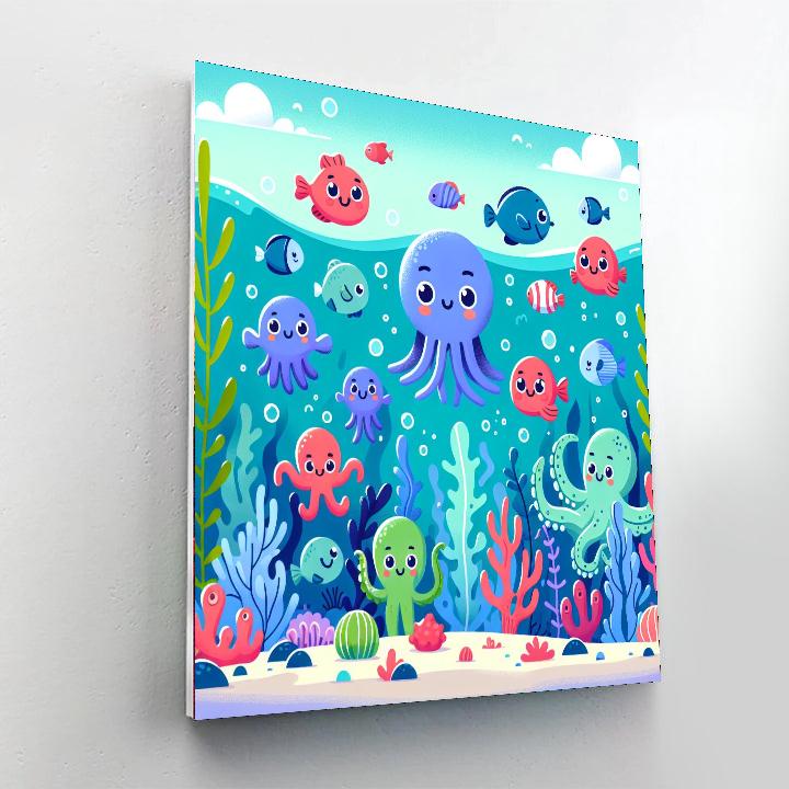 Dreamy Undersea Fantasy Paint By Color