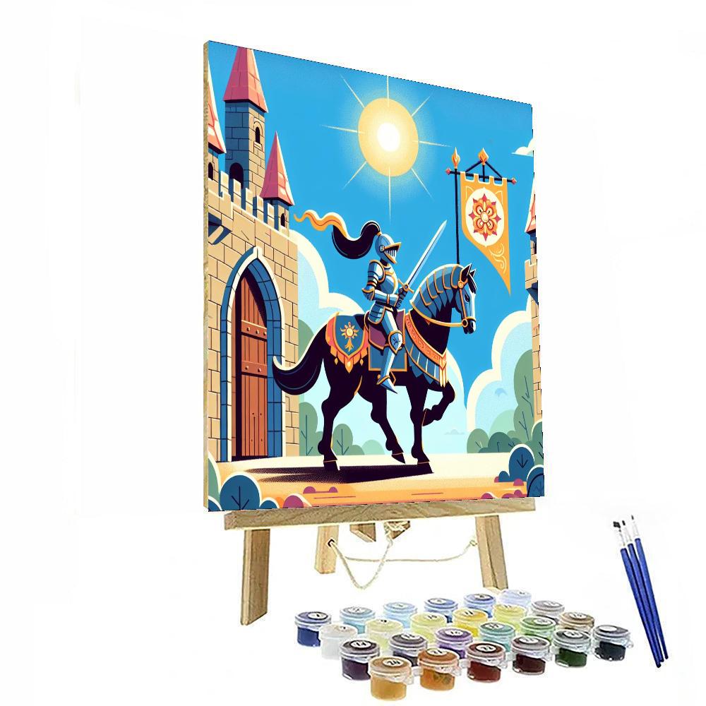 Knight's Royal Journey Painting Number Kit