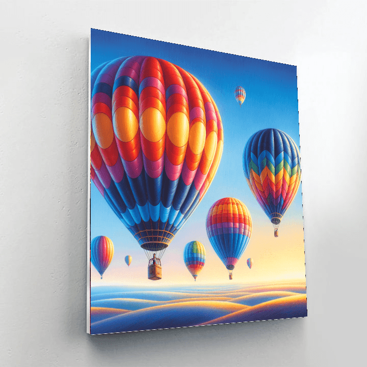 Fantastic Balloon Adventure Paint By Color