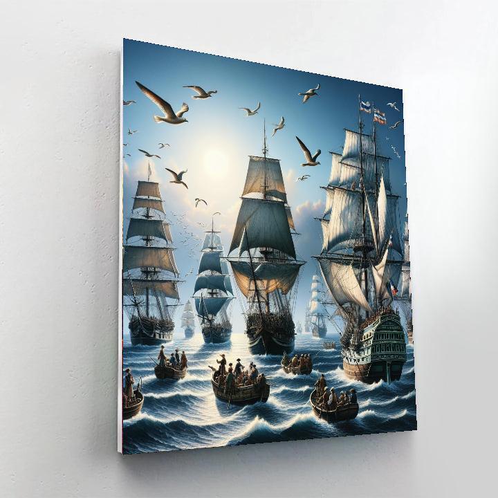Classic Nautical Adventure Paint By Number