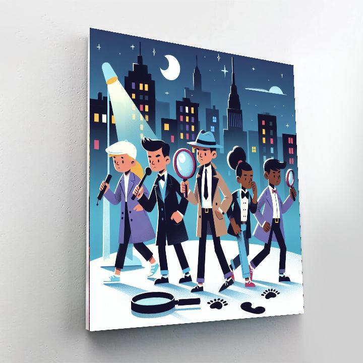 Mystery Detective Agency Paint By Numbers Kits