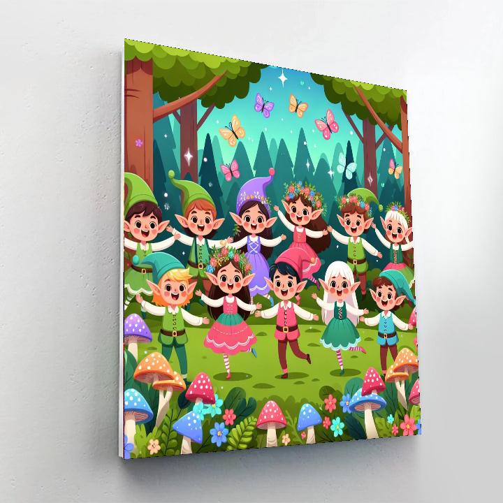 Magical Elf Adventure Paint By Numbers Art