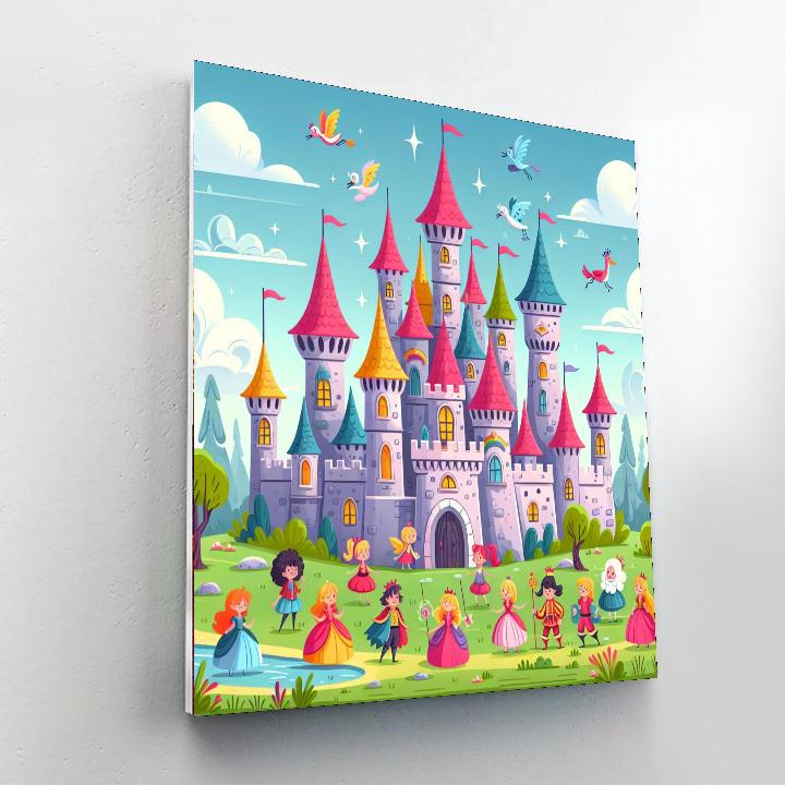 Storybook Castle Numbered Painting Kits