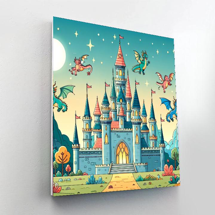 Fairy Tale Castle Journey DIY Paint By Numbers